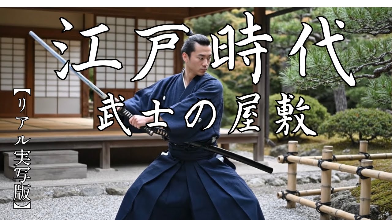 【リアル実写版】江戸時代の武家屋敷をAIで完全再現。武士はどんな世界で暮らしていたのか？