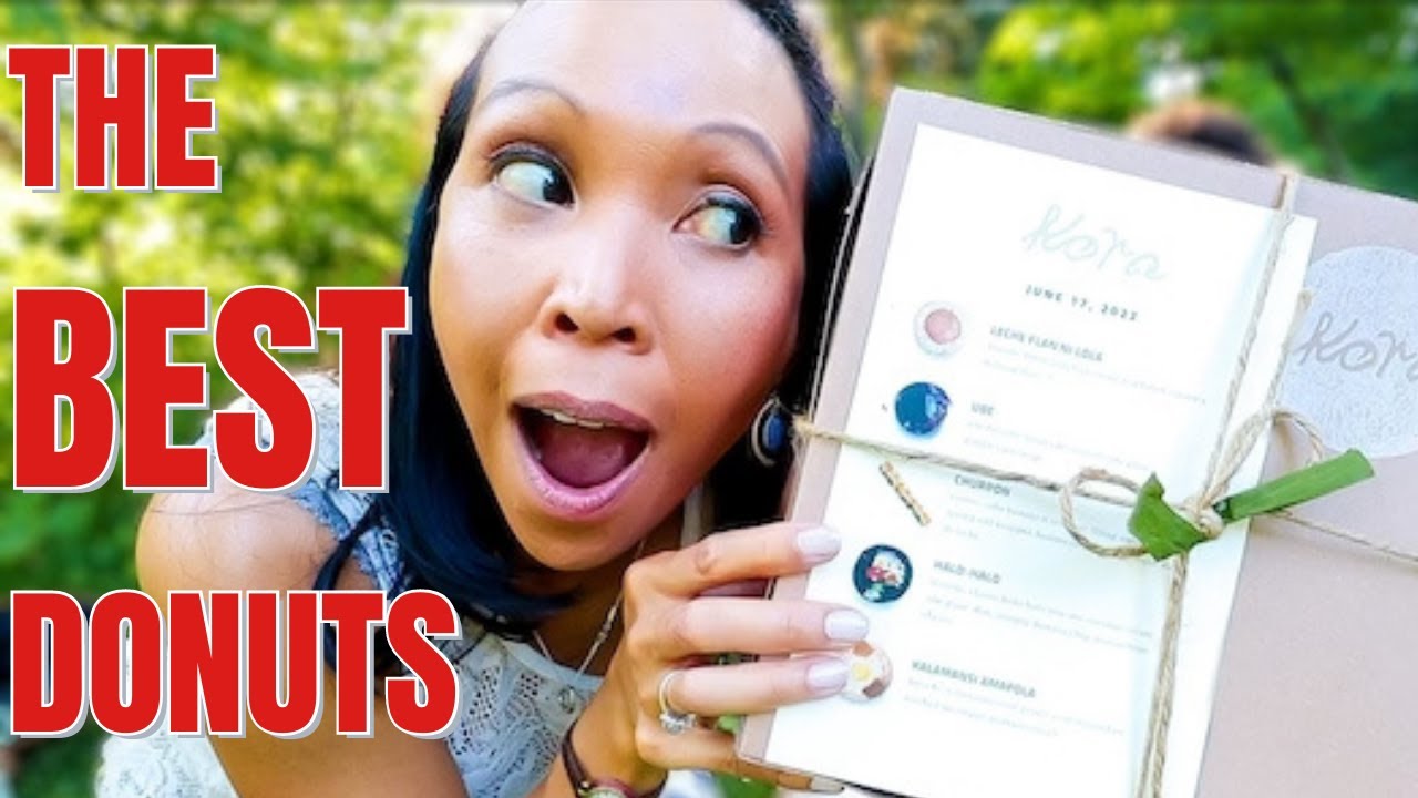 The BEST DONUTS in NYC | Kora Donuts New York | Filipino Doughnut Mukbang