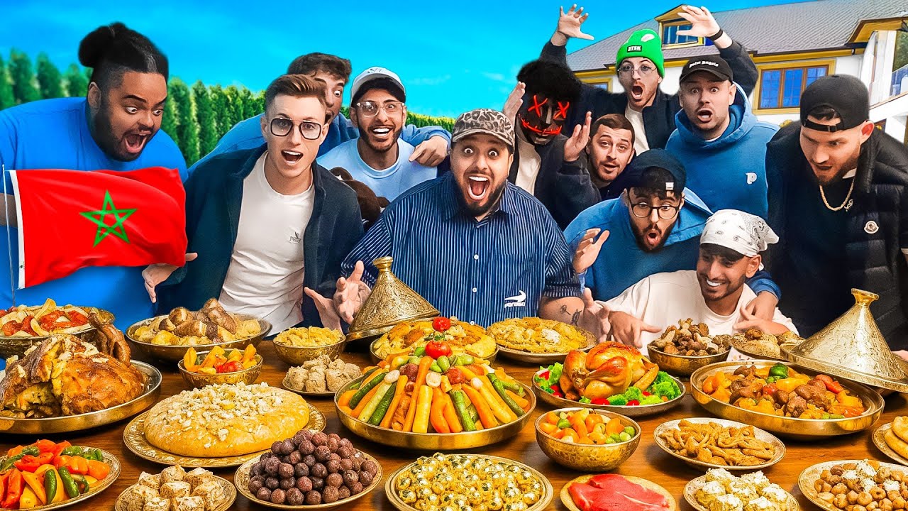 ICH ÜBERRASCHE ALLE YOUTUBER mit 5 STERNE LUXUS ESSEN⭐🤯 (Paulberger Villa)