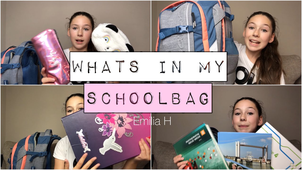 Whats in my Schoolbag ♡ Emilia H