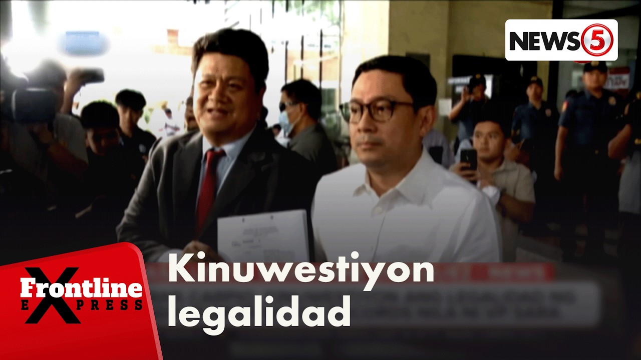 Atty. Mans Carpio, kinuwestiyon ang legalidad ng pagsusumite ng tax records nila ni VP Sara
