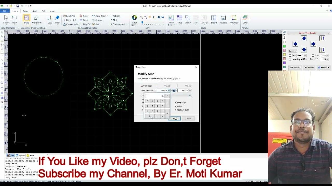 How to set size cypcut basic tool & File Load set Lead Line Parameter इस वीडियो में  पूरी जानकारी है
