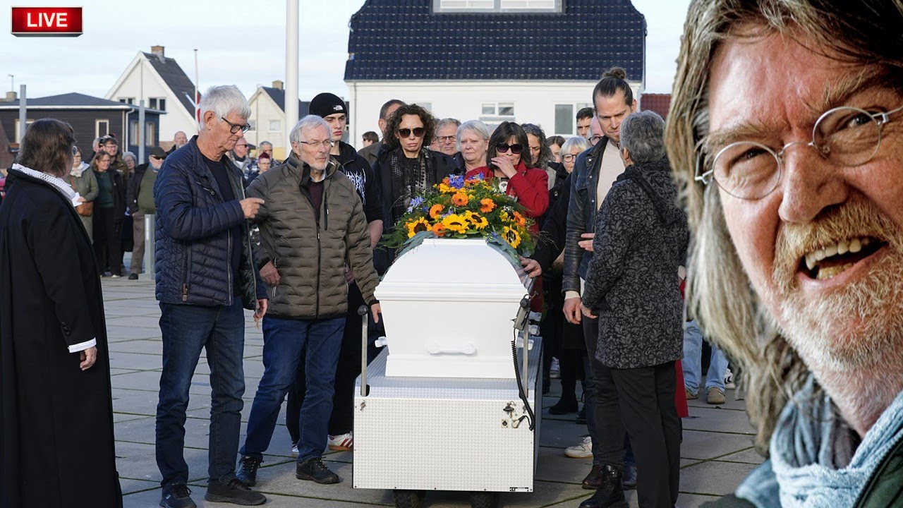 Johnny Madsen begraves: Rørende billeder Familie og venner siger et sidste farvel til Johnny Madsen