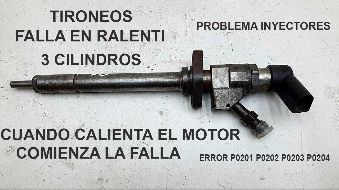 HDI en 3 cilindros problema inyector Peugeot P0201 P0202 P0203 P0204 - Tirones al Acelerar