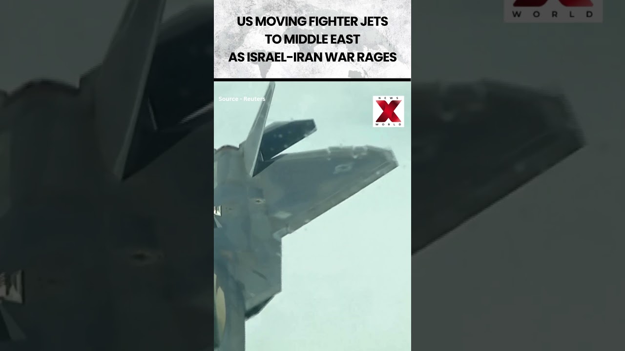 #shorts | Pentagon Mobilizes Advanced Jets Amid Conflict | #israeliranconflict #newsxworldlive