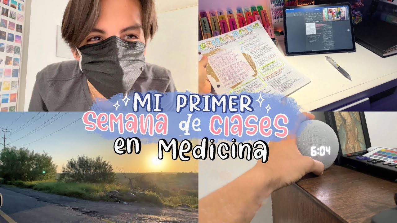 1ra Semana de Clases Estudiando Medicina✨ | Versión 8vo Semestre (mi último)😯