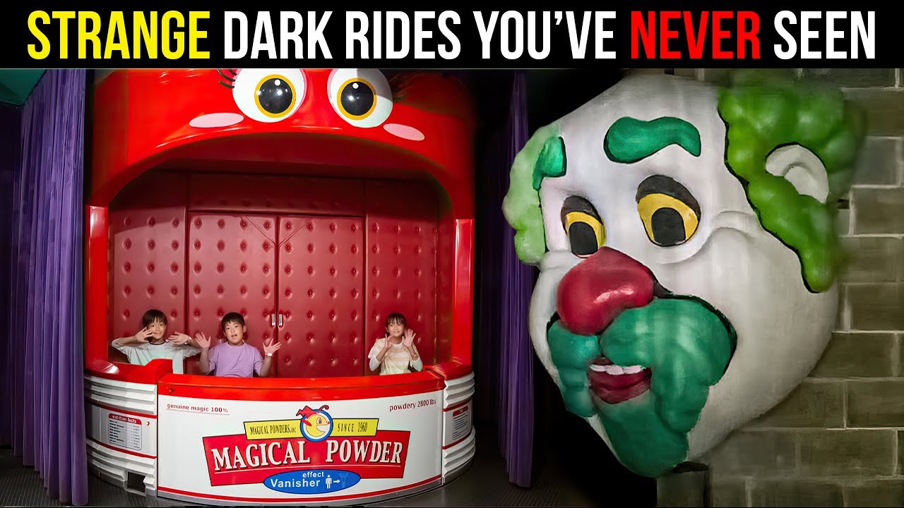 10 STRANGEST Dark Rides You've NEVER Seen
