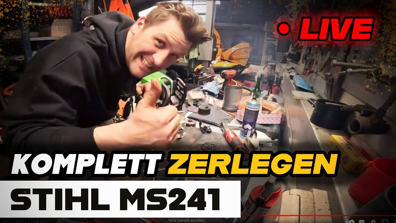 STIHL MS241 komplett zerlegen