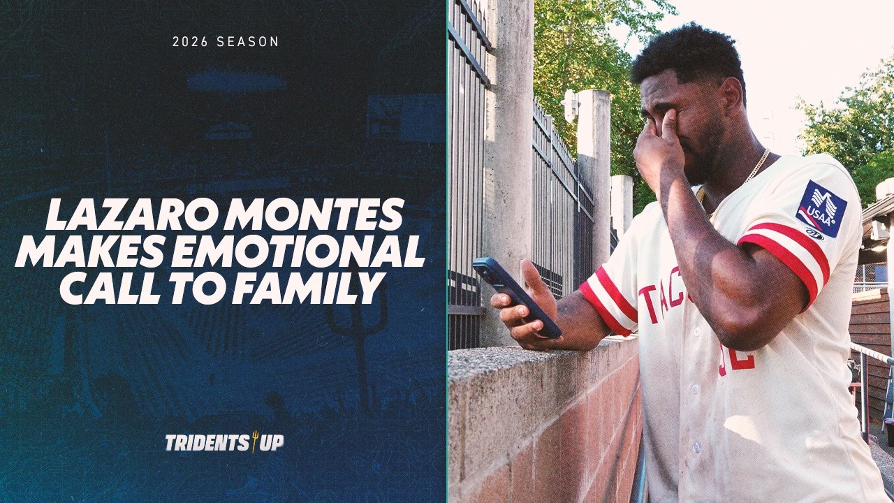 Lazaro Montes Calls His Family After Getting Called Up to the Big Leagues