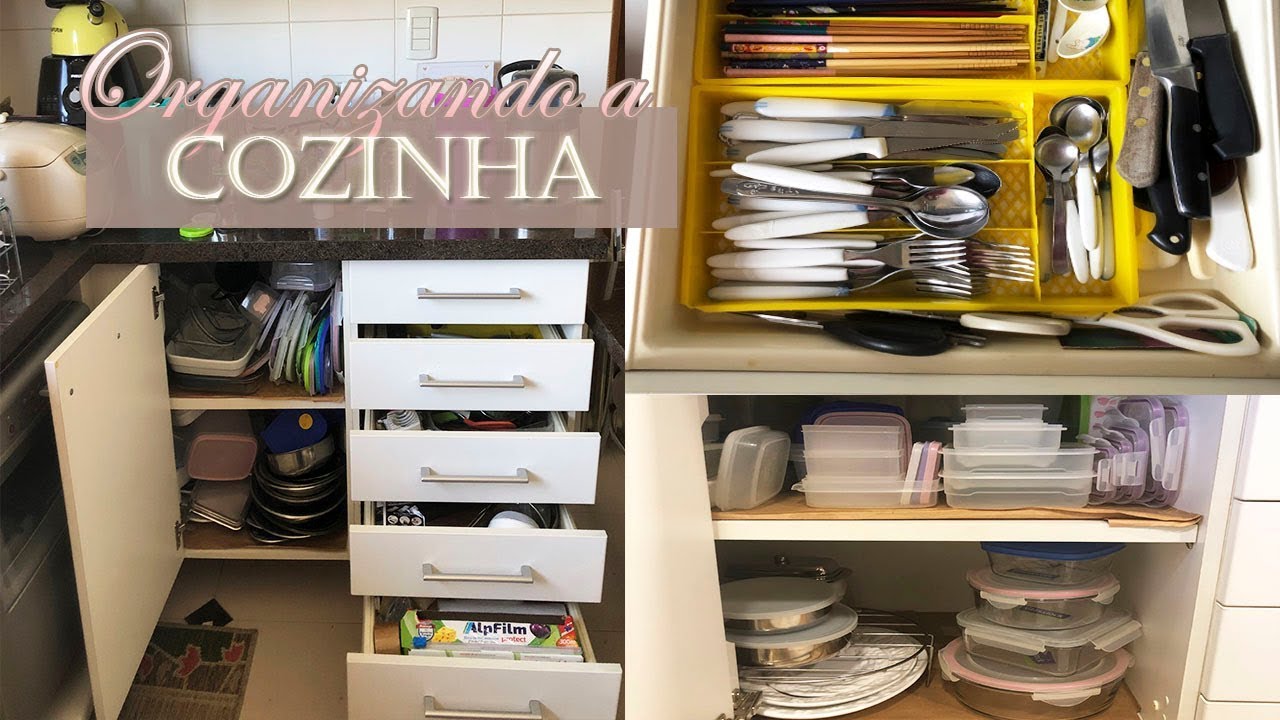 Arrumando a Cozinha: potes, panelas e talheres! ❤️ Marie Kondo #24 | KonMari | Lari Oyama