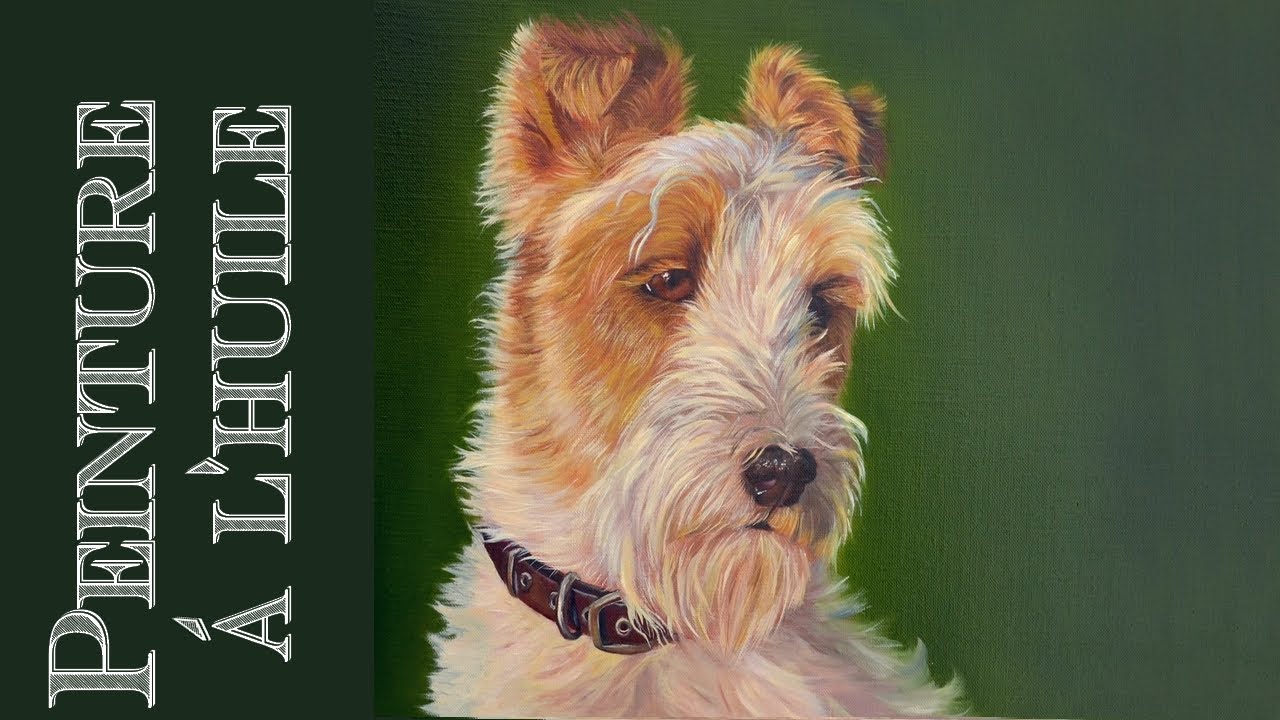 🐶 Chien à la peinture à l'huile