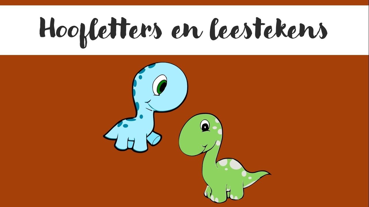 Hoofletters en leestekens