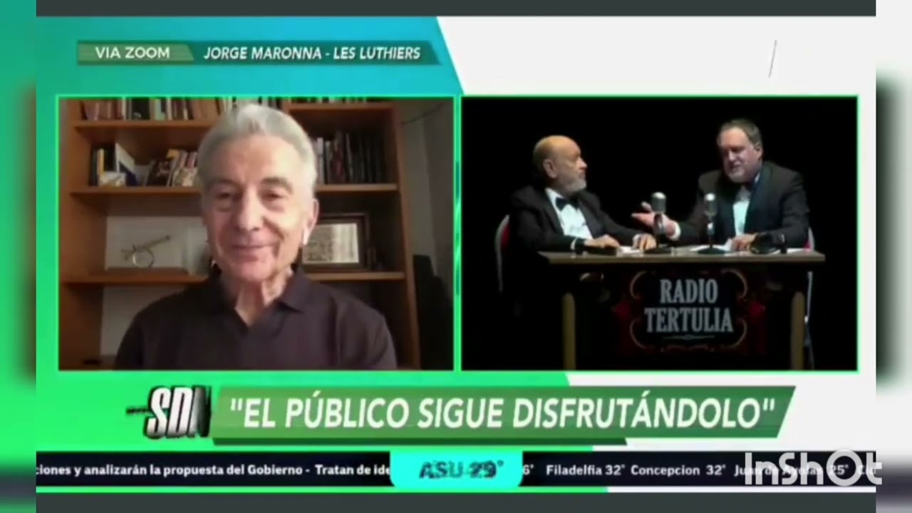 Entrevista al maestro Jorge Maronna sobre las pr&oacute;ximas funciones de Les Luthiers en Paraguay