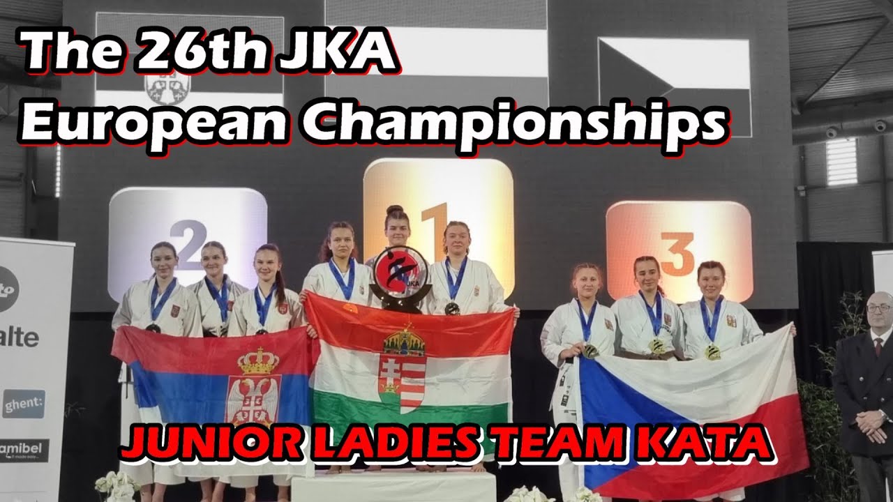 The 26th JKA European Championship - Junior Ladies Team Kata Finals