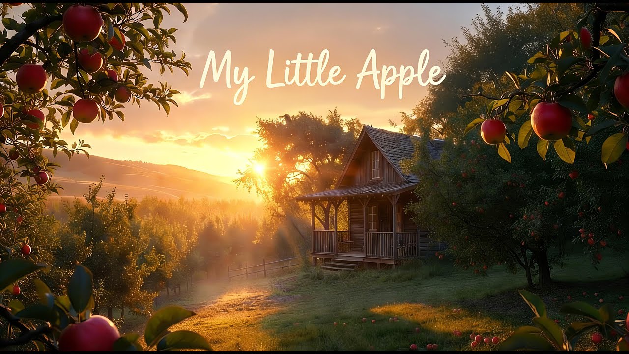My Little Apple 🍎 | Warm Country Folk Love Song | Cozy Acoustic Music