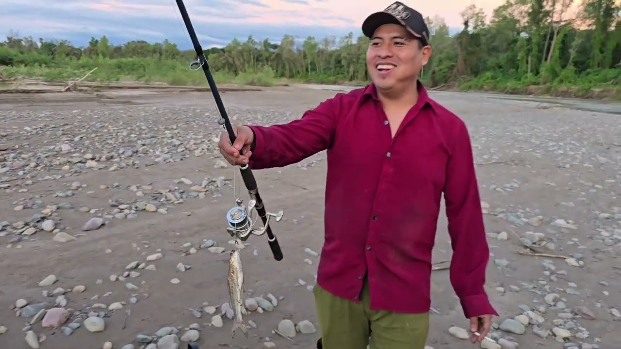 Una pesca con mi viejito y amigos en el rio Lavayen 🎣
