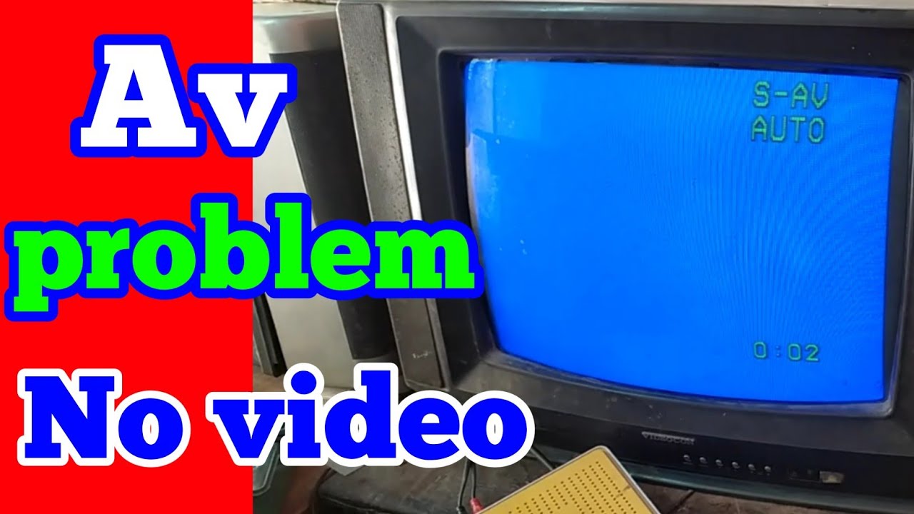 How to repair Av problem,Av problem no picture,TCL tv av problem
