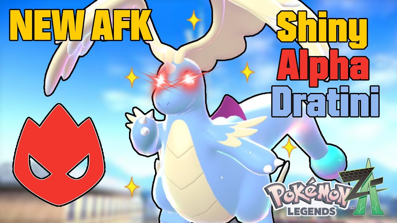 Новый AFK-покемон сияющий Альфа-Дратини (простой способ!) в Pok&eacute;mon Legends Z-A