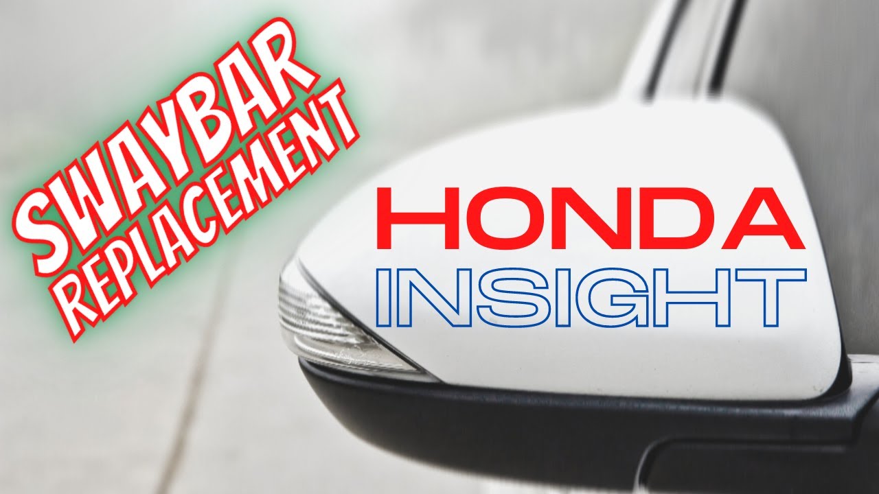 Honda insight sway bar replacement/change/installation of end links.