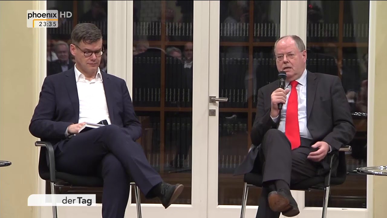 Pressekonferenz mit Peer Steinbrück zu seinem Buch 