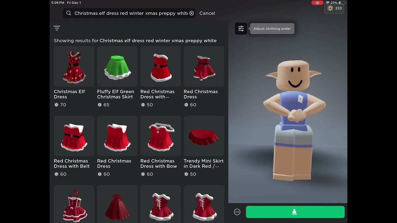 400 robux shopping spree (3rd shopping spree)