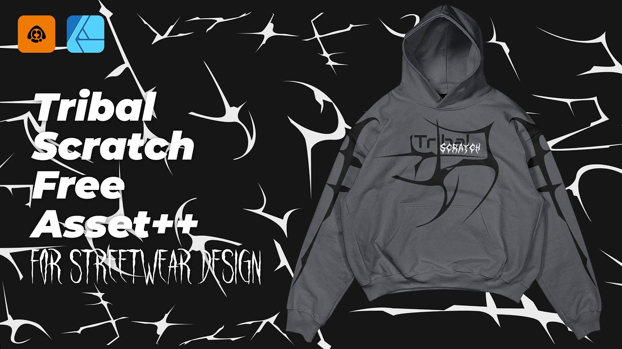 [FREE FILE] Tribal Scratch Asset Pack - for Your Streetwear Design