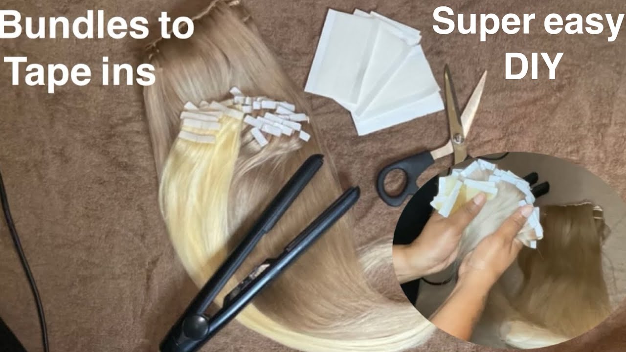 DIY || Tape In hair extensions