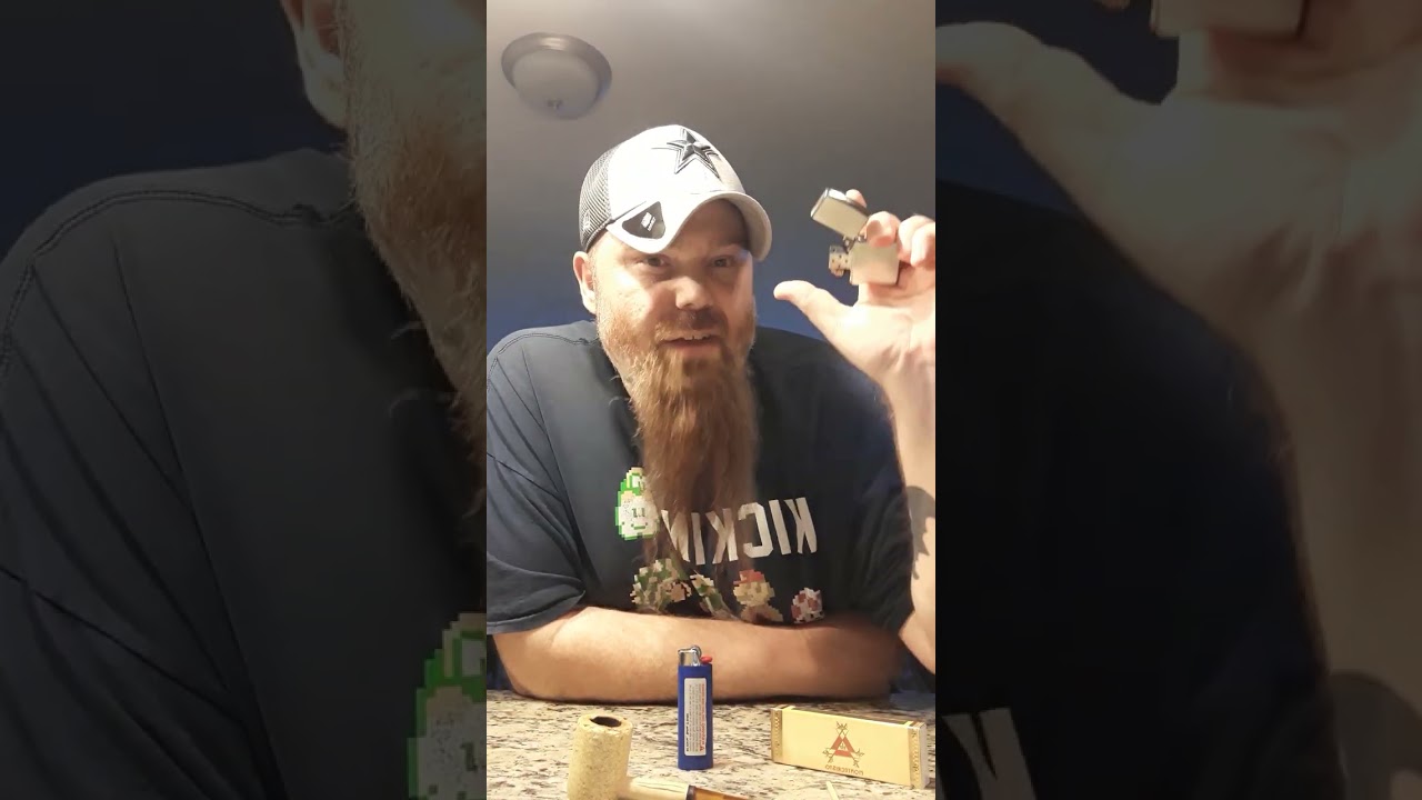 What to use to light your tobacco pipe with the Jay A Why Man...