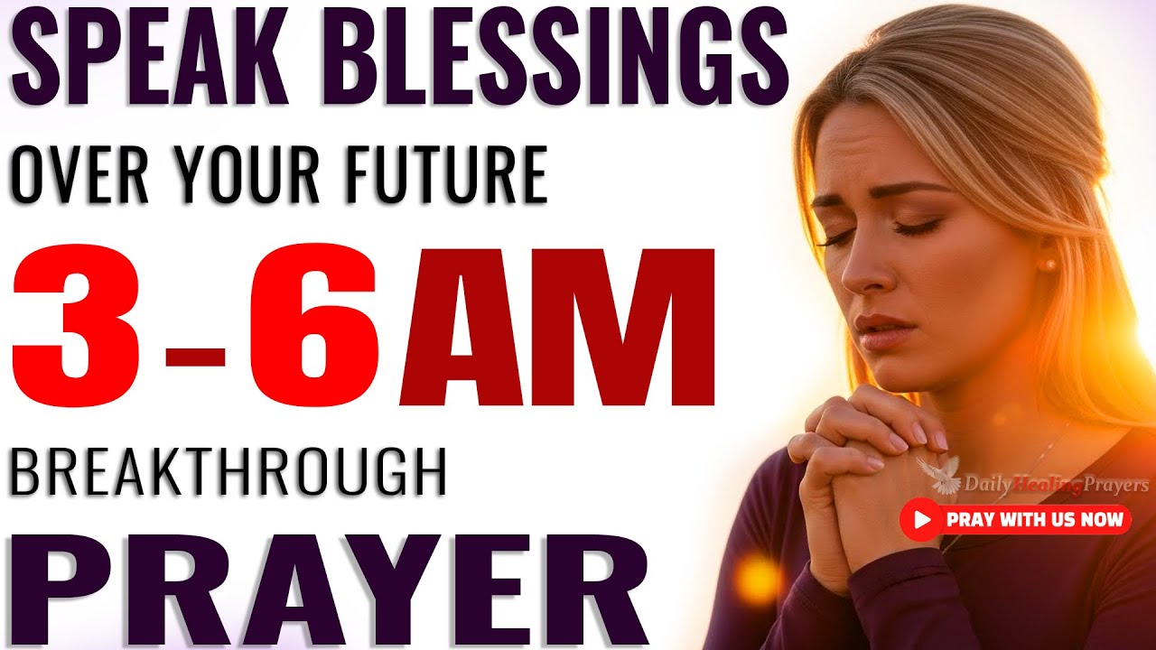 If You Wake Up 3–6 AM, Say This Prayer to Speak Blessings & Breakthrough Over Your Life 🙏