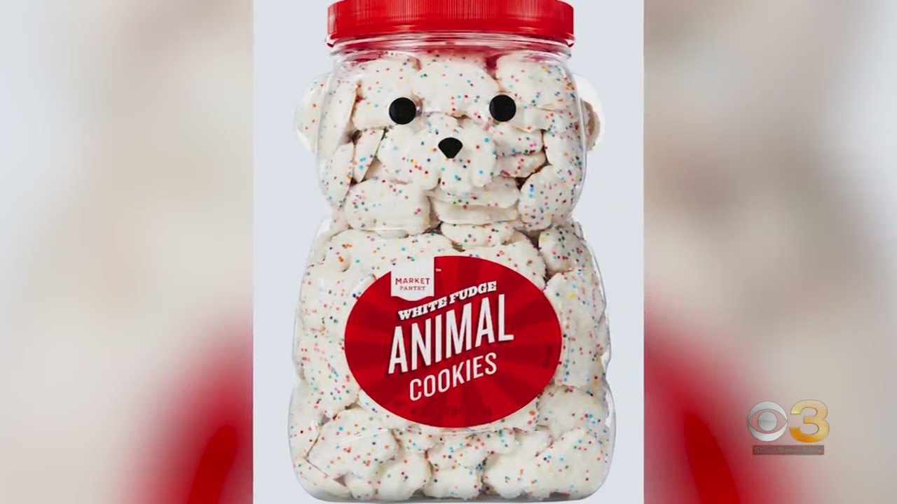 D.F. Stauffer Biscuit Company recalls 44-ounce Market Pantry White Fudge Animal Cookies