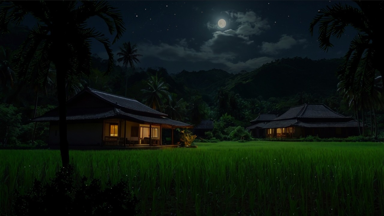 Nighttime Cricket Ambience ASMR | Relaxing Nature Sounds to Sleep, Study, or Meditate 🌙🎧