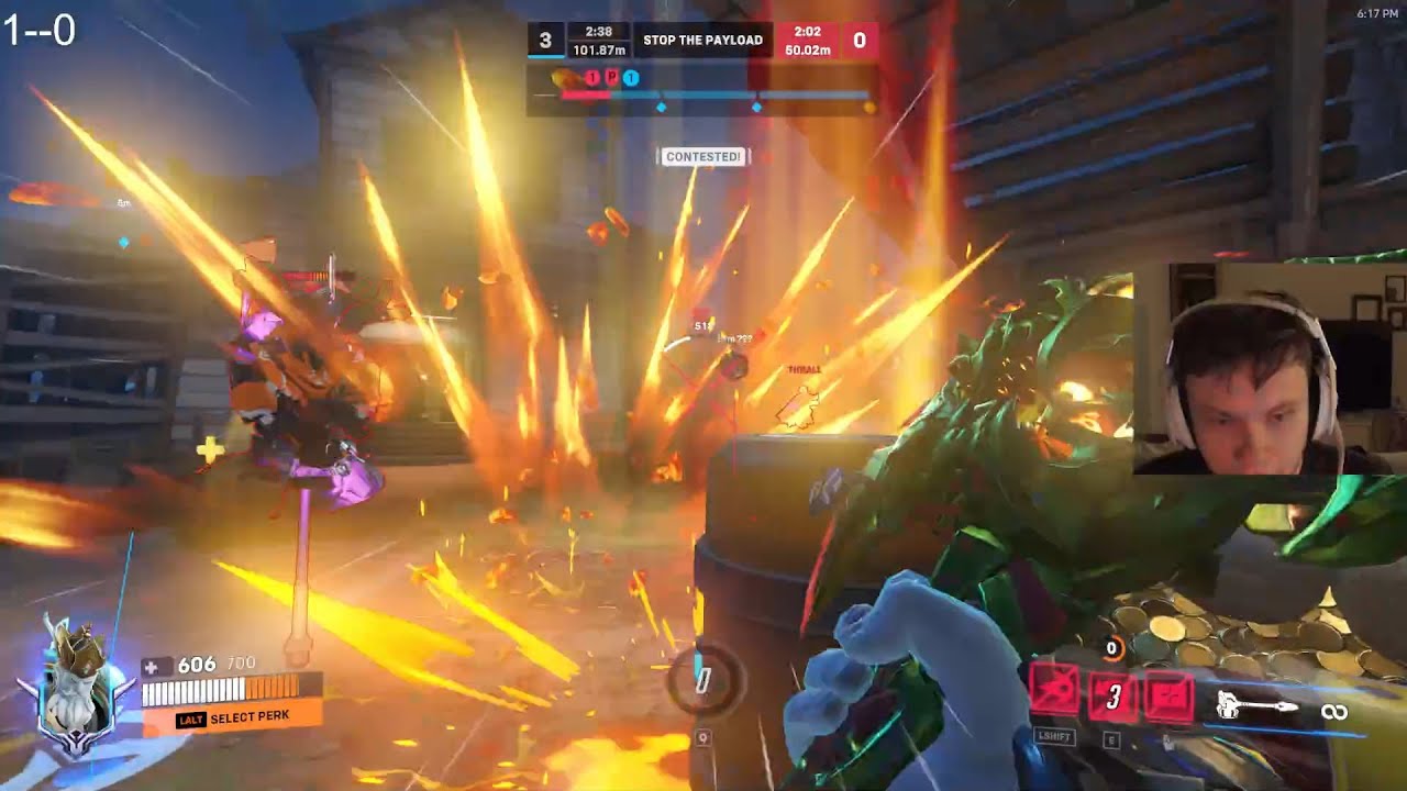 19K DMG! RANK 1 REIN! LHCLOUDY REINHARDT SEASON 15 OVERWATCH 2 GAMEPLAY