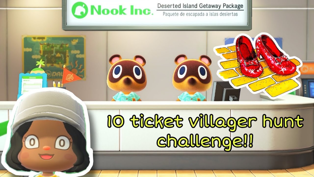Brain broken. 10 ticket Villager Hunt Shenanigans //Animal Crossing New Horizons//