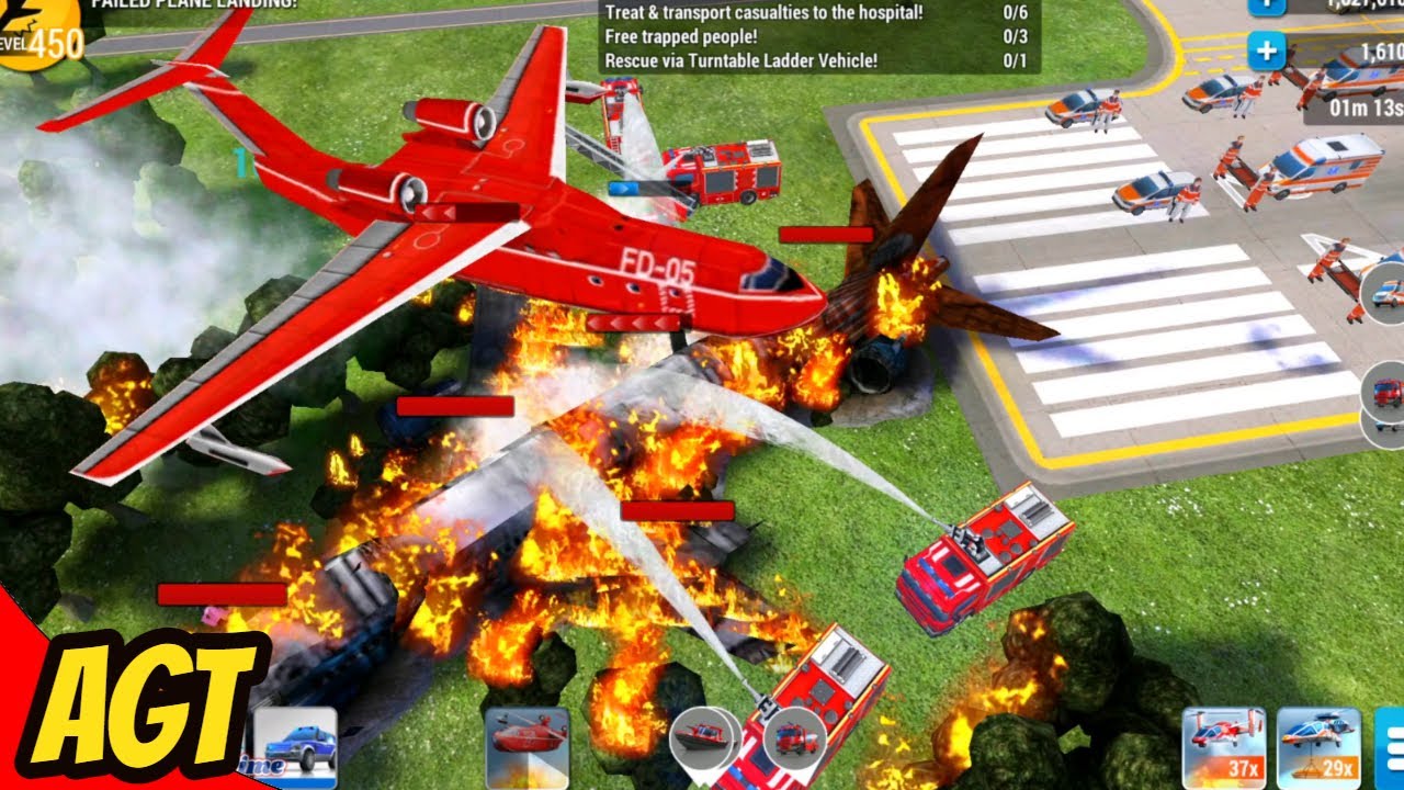 Emergency HQ - Android Gameplay 100 - Failed Plane Landing