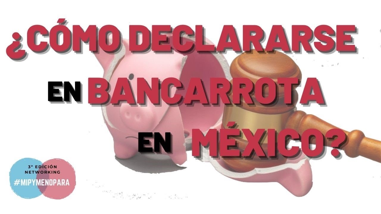 📉¿Cómo DECLARARSE en BANCARROTA en MÉXICO?  | Score MY Pitch Live