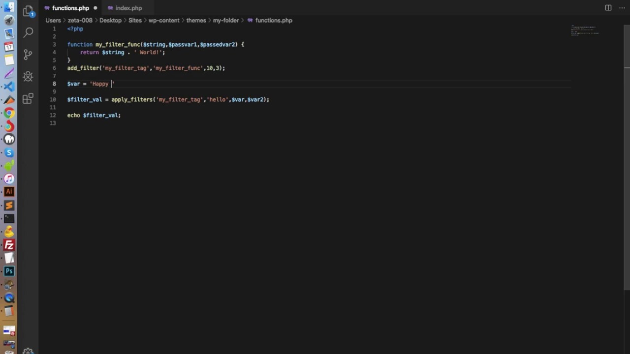 WP FILTER HOOKS - Quickly Learn How To Use WordPress add_filter and apply_filters