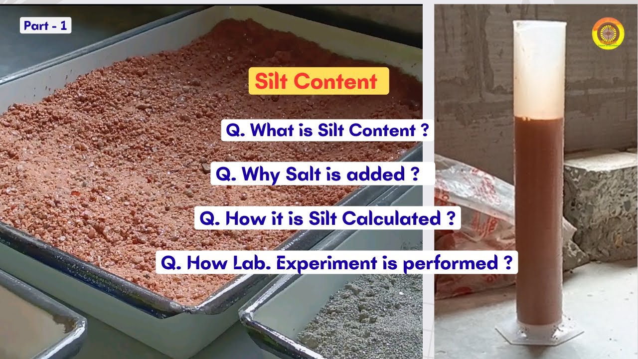 Silt content | Why salt is added | How to Perform | How to Calculate #silt #construction #vimutti