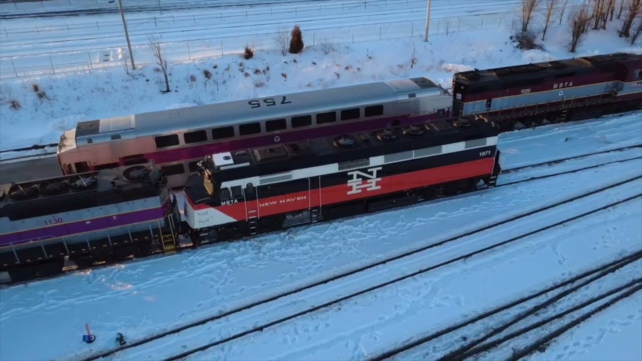 Welcome Back 1071! The MBTA New Haven Heritage Unit
