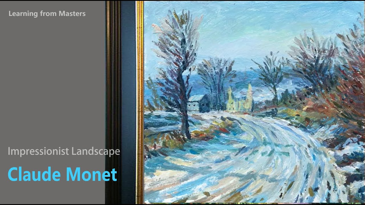 Painting an Impressionist Landscape in the Style of Monet | Acrylics