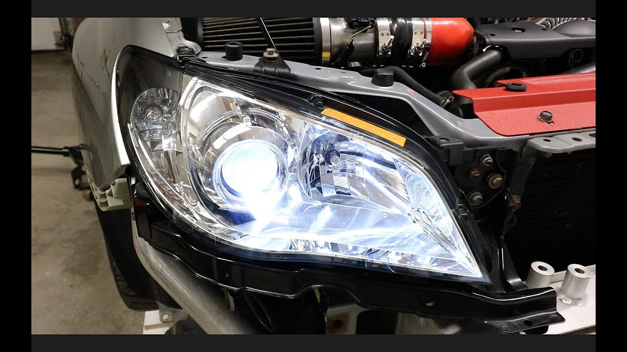 How To Install Sti Hid Headlights into WRX