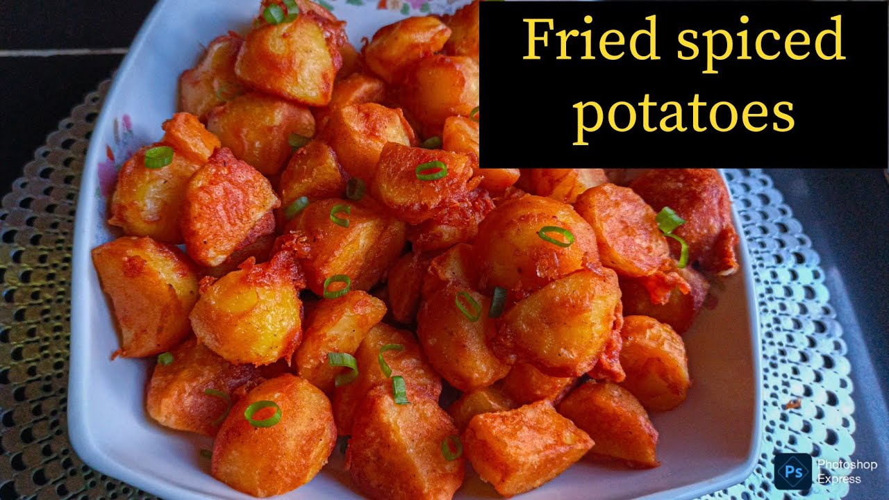 Yiga okusiika obumonde/okufumba obumonde /How to make spiced fried potatoes/viazikarai/bhajia