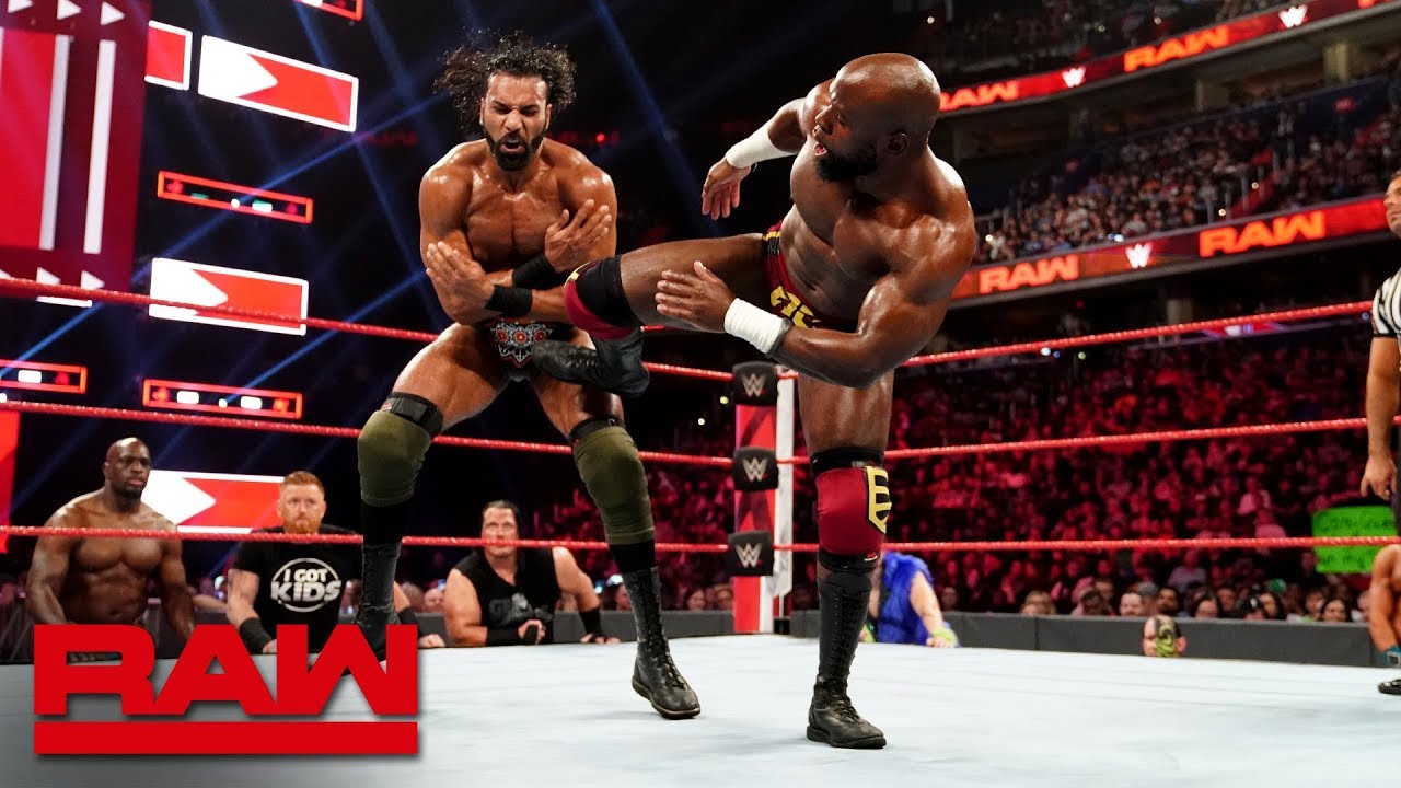 Apollo Crews vs. Jinder Mahal: Raw, April 1, 2019