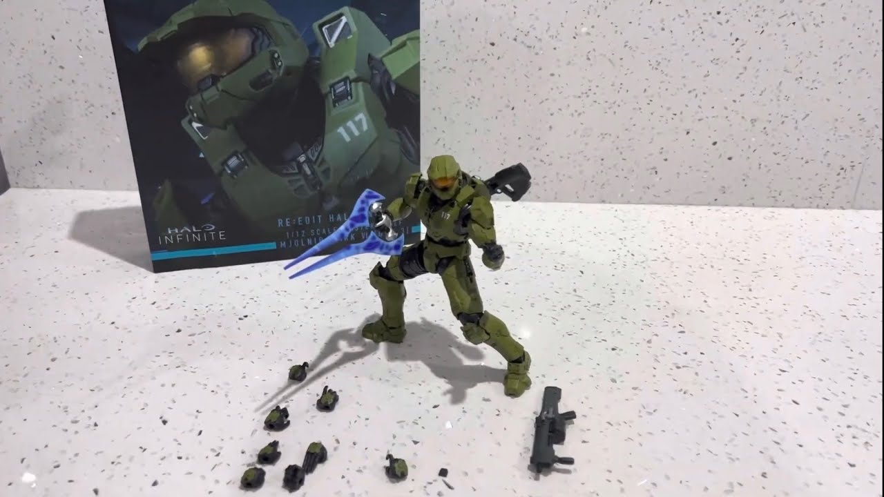 Halo infinite 1000 toys: re edit master chief Mjolnir mark VI en español.