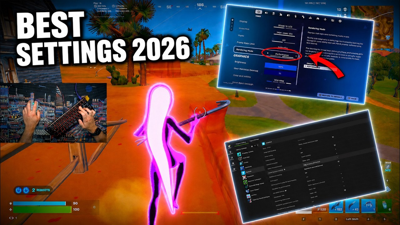 ЛУЧШИЕ настройки NVIDIA + Fortnite для МАКСИМАЛЬНОГО FPS и НУЛЕВОЙ задержки (ГАЙД 2026)