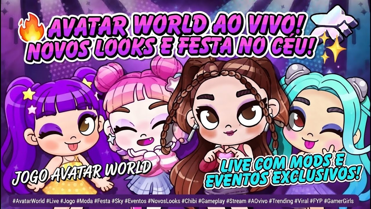 LIVE AGORA! 😱 ENCONTRANDO TODAS AS CHAVES SECRETAS NO AVATAR WORLD + VISITANDO CASA DE INSCRITOS! ?