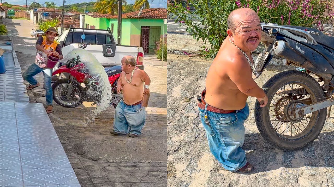 PILILIU FURA O PNEU DA MOTO DO VAQUEIRO APÓS A OVADA 😳 | PILILIU DA RESENHA