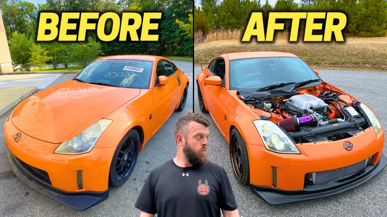 We HELLCAT Swapped A Nissan 350Z! | FULL BUILD