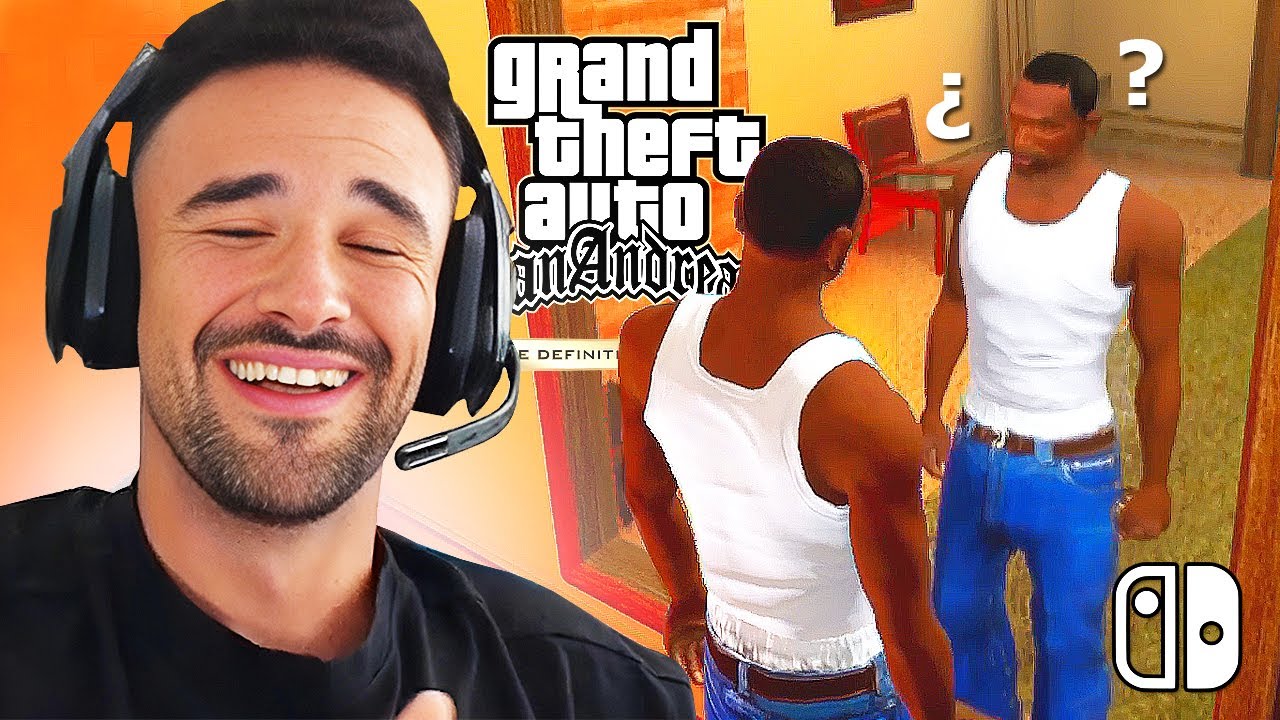 Los MEJORES MOMENTOS de ILLOJUAN en GTA SAN ANDREAS en la Nintendo Switch 2 🚗