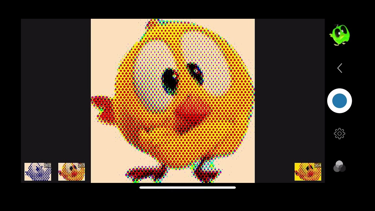 How to make chicky effects on mega photo