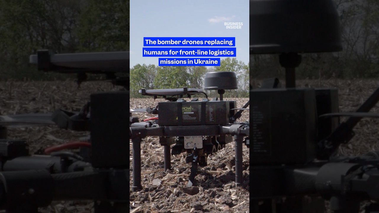 Ukraine's bomber #drones are now delivering supplies to the front line. #Ukrainewar #military